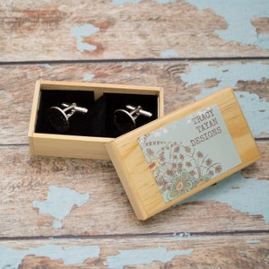 Personalized Latitude Longitude Cuff Links, Coordinate Cufflinks, Personalized Cuff Links, Cuff Links with Box, Men's Gift Father's Day Gift image 9