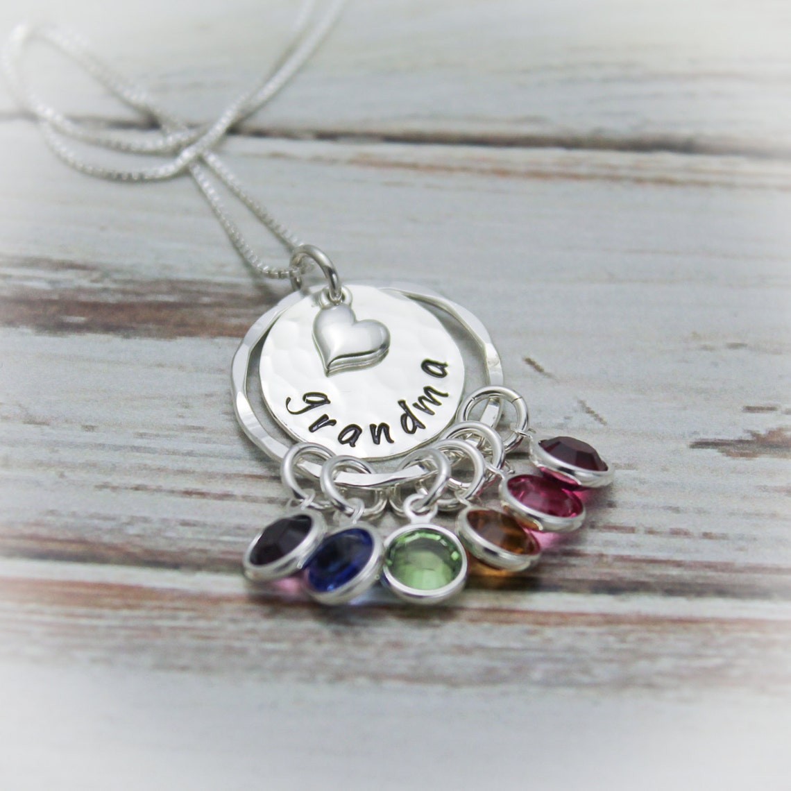 Grandmother Jewelry With Birthstones