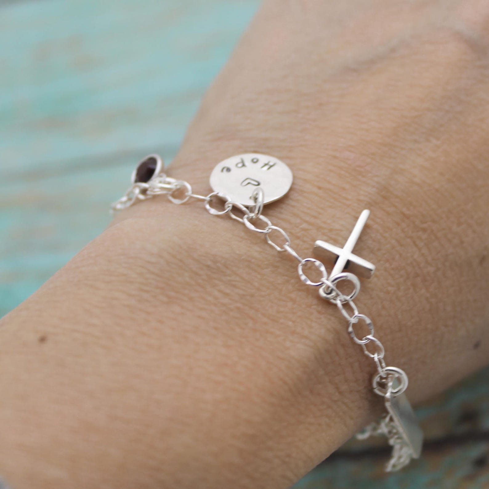 Personalized Confirmation Charm Bracelet Communion Bracelet Etsy