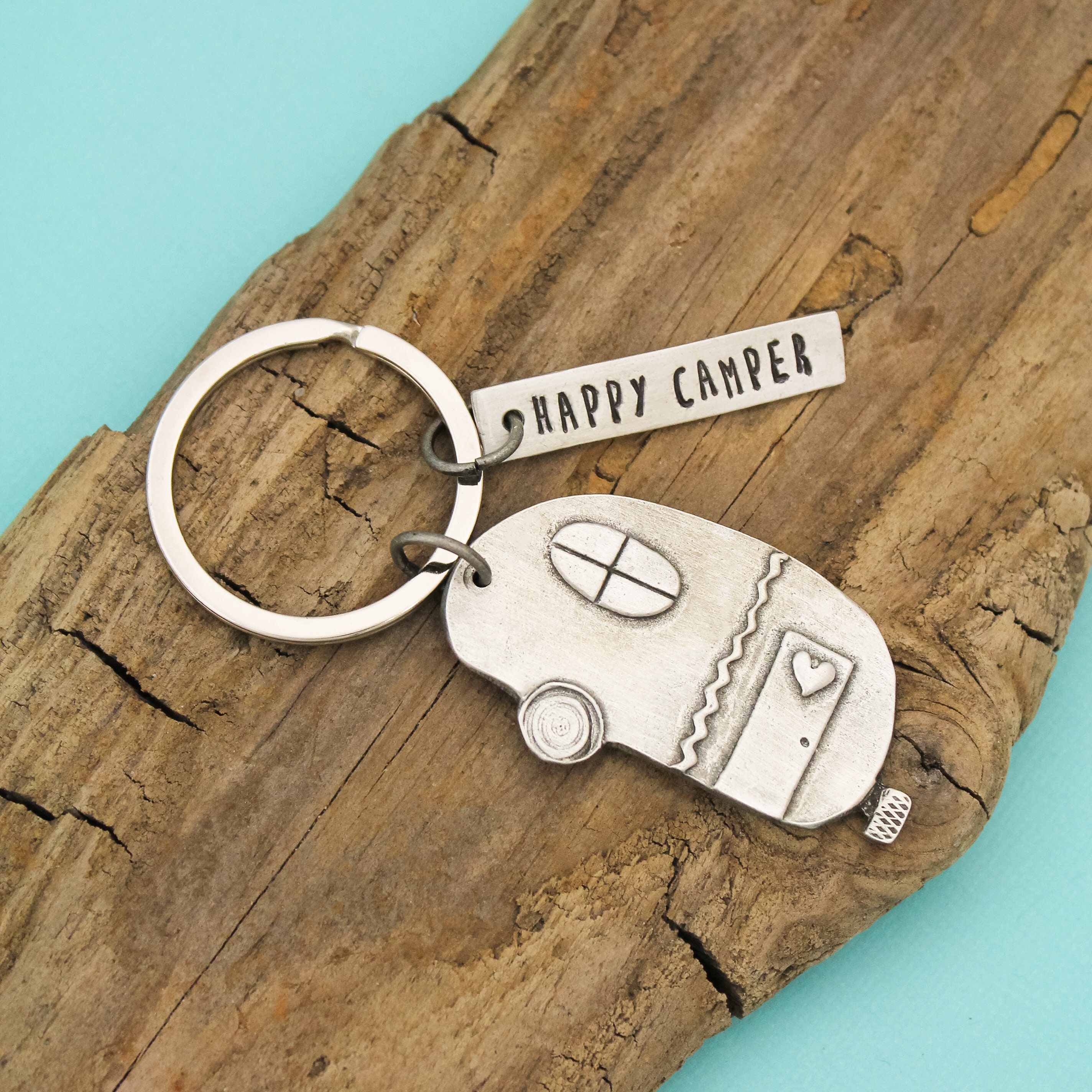 Happy Camper Key Chain Explore Key Chain Not All Those Who Etsy