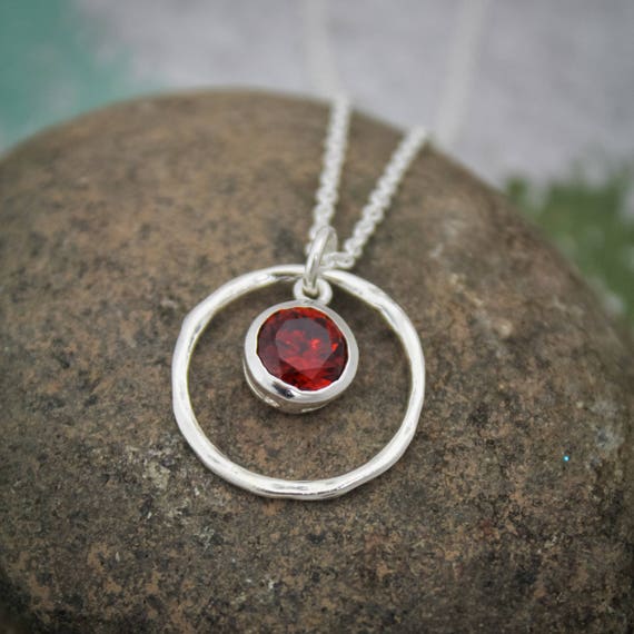 Sterling silver January necklace Sterling silver January necklace