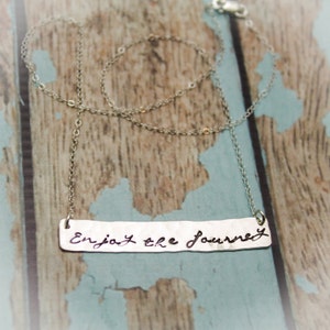 Enjoy the Journey Necklace in Sterling Silver image 2