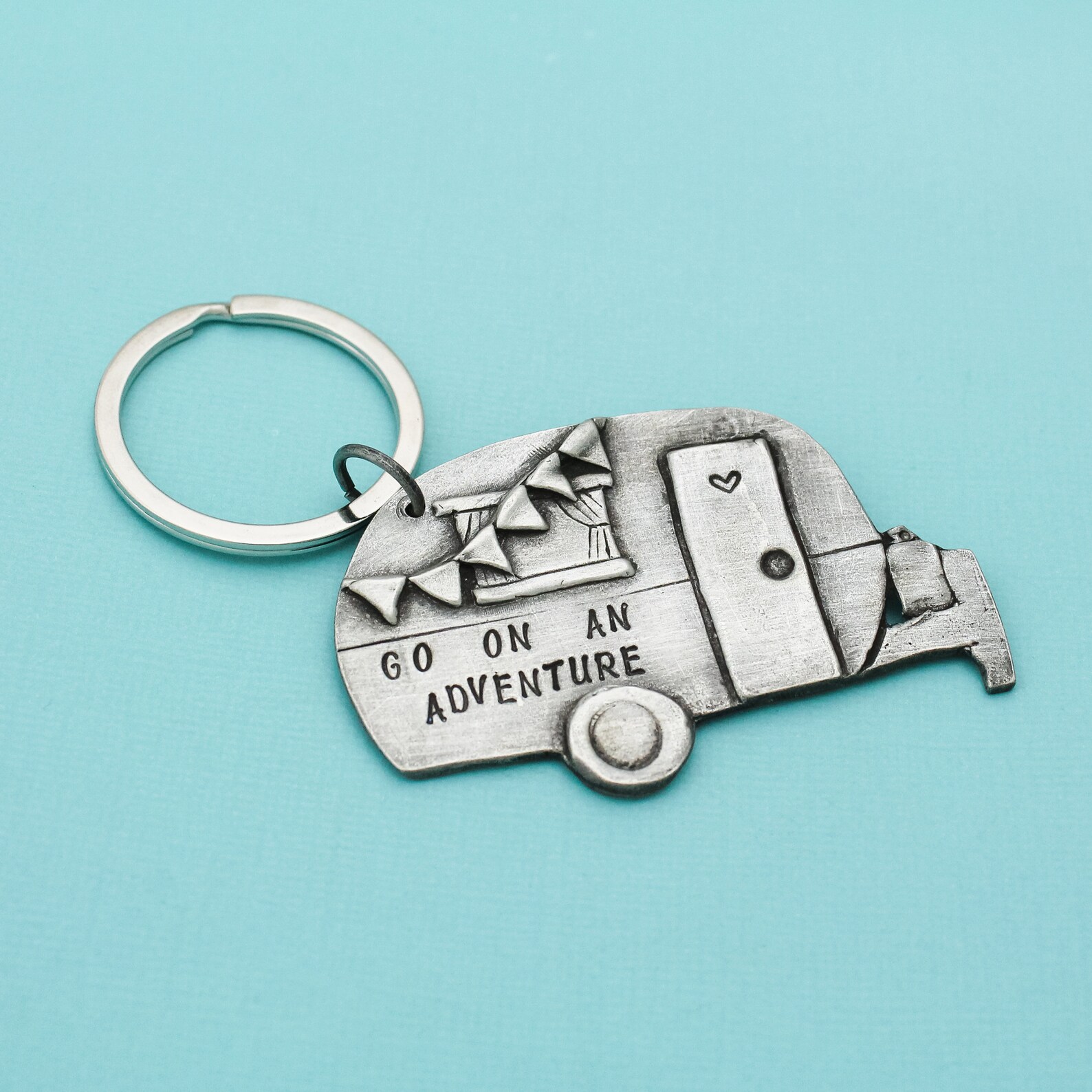 Vintage Camper Key Chain Go on an Adventure Key Chain Etsy