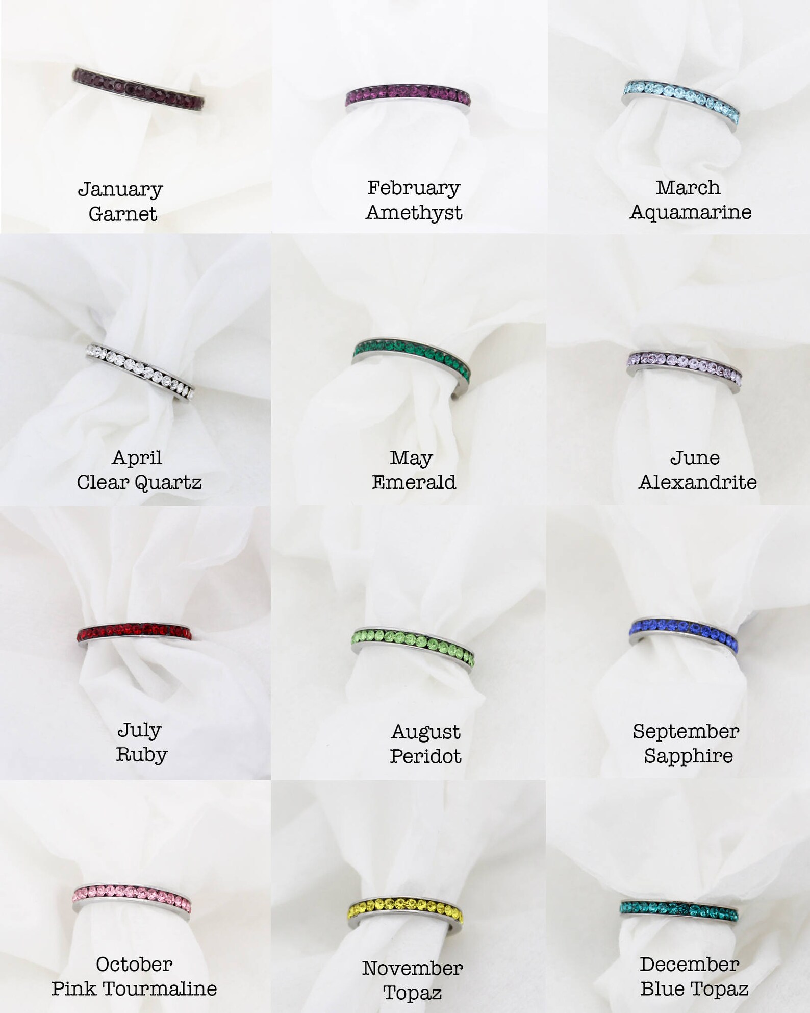 Personalized Stacking Graduation Ring Set Customized Silver - Etsy