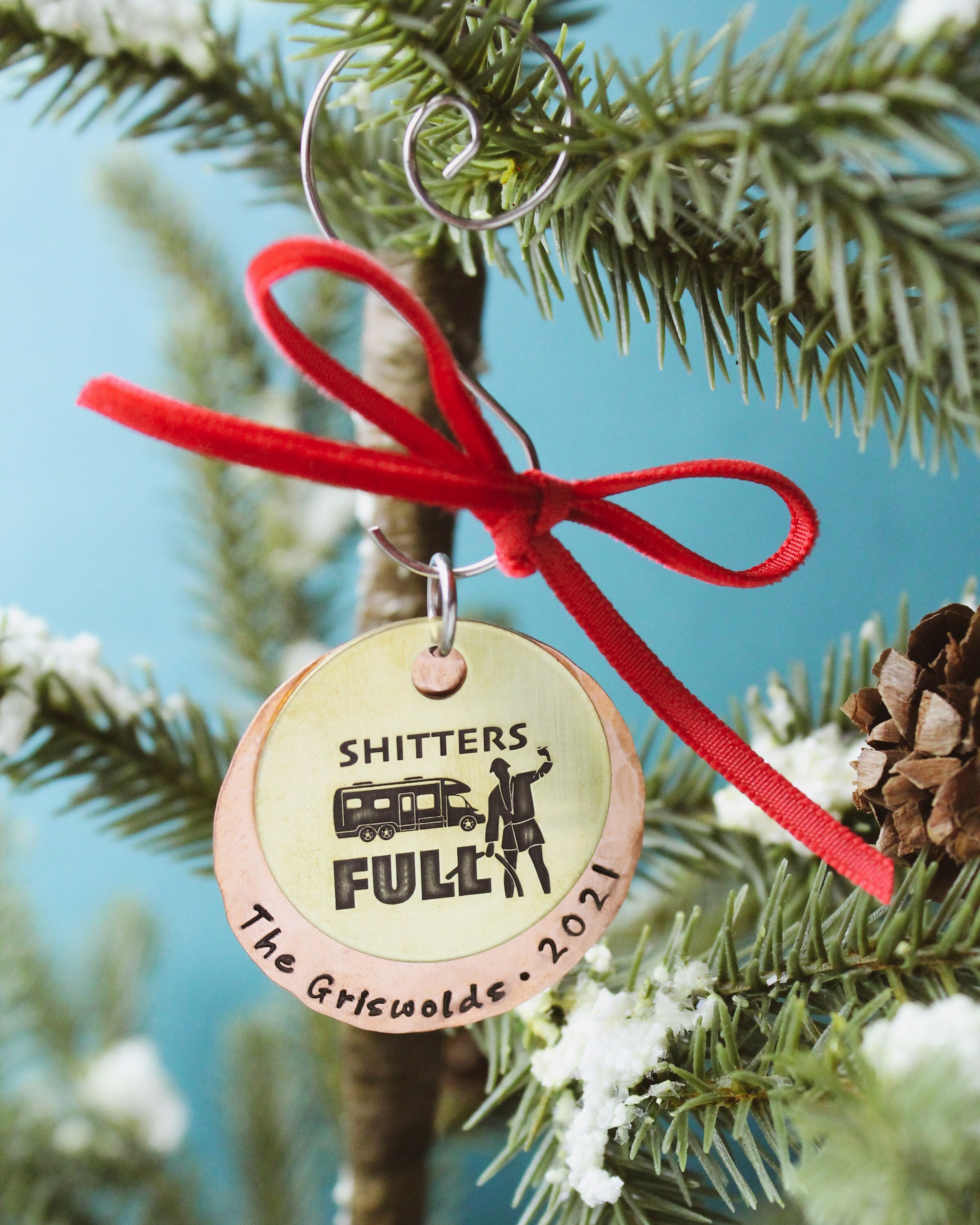 Shitters Full Christmas Vacation Shatterproof Ornament 