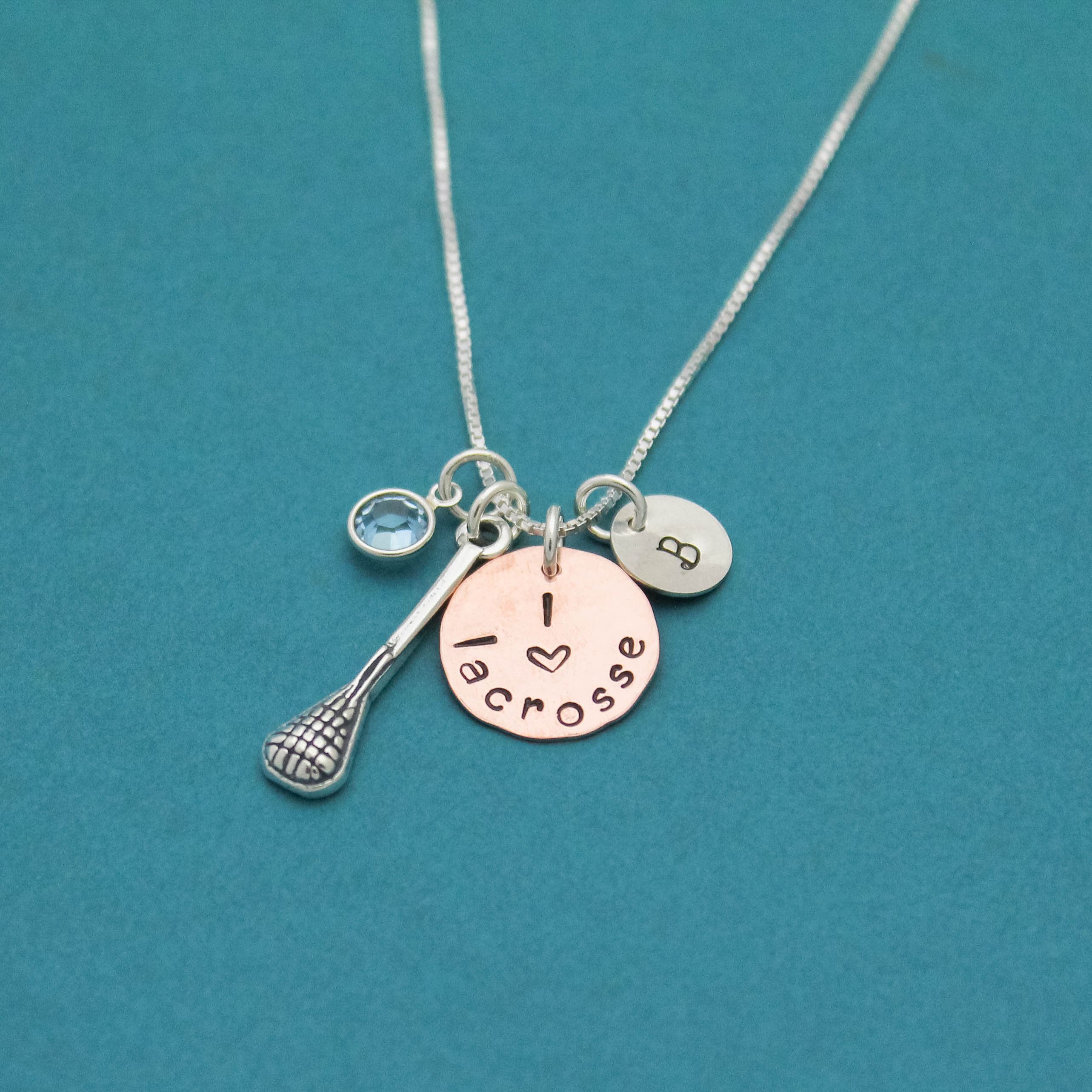 Lacrosse Necklace Field Hockey Necklace 