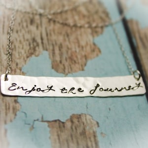 Enjoy the Journey Necklace in Sterling Silver image 1