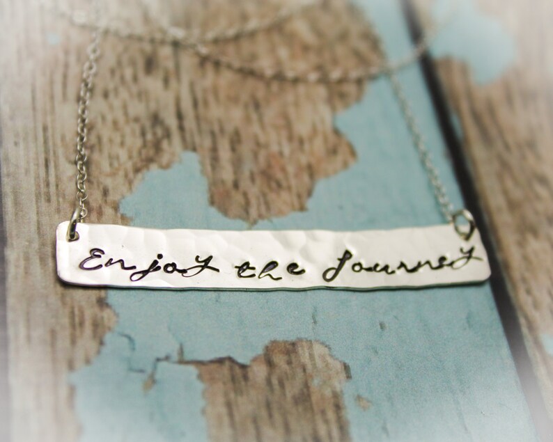 Enjoy the Journey Necklace in Sterling Silver image 1