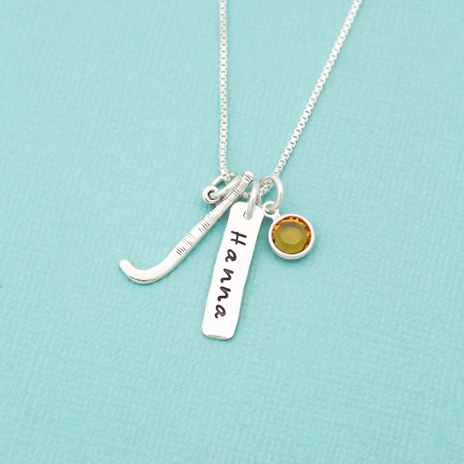 Personalized Field Hockey Necklace Custom Sport Jewelry Etsy