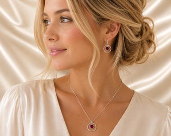 Amethyst Crystal Necklace: Sterling Silver February Birthstone Jewelry