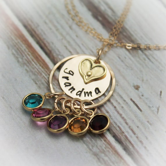 14k gold grandmother necklace deals
