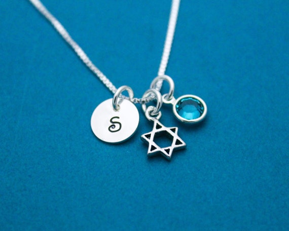 Collana con Stella di David in argento sterling - Ciondolo con mappa di Israele, gioielli ebraici
