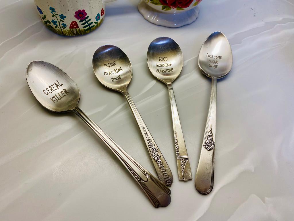 Funny Spoon Gift , Personalized Spoon, Custom Spoons, Sugar Spoon Gift, Coffee Spoon Gift, Stocking Stuffer Present, Poison Measuring Spoon