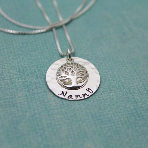 Grandma necklace with birthstones sale