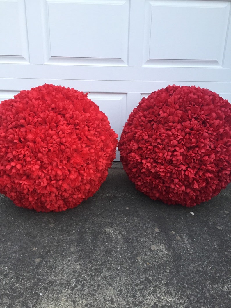 Extra Large Silk Flower Balls for Wedding Decoration 24 Etsy