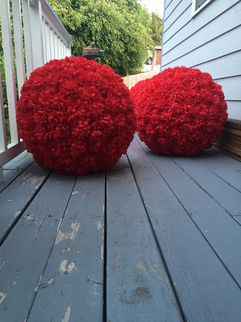 Extra Large Silk Flower Balls for Wedding Decoration 24 Etsy