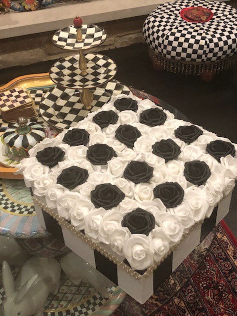 Boxed Flower Box Forever Rose Medium Eternity Floral Gift Etsy