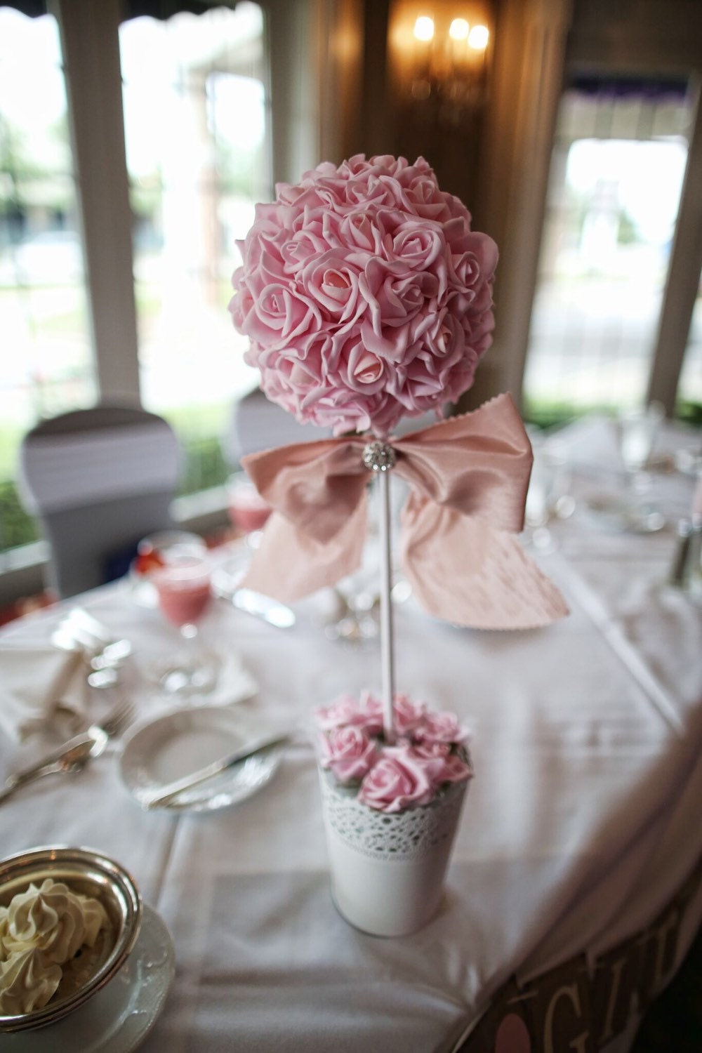 Baby Shower Centerpiece Topiary Set of 5 Etsy