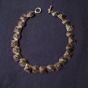 Vintage Silver Necklace and Bracelet Set