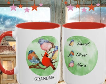 Personalized Grandma Mug, Custom Grandma Gift, Grandma Gifts, Grandma Mug with Kids Names, Mother's Day Gift, Mugs Gift, Mother Gift, Mug