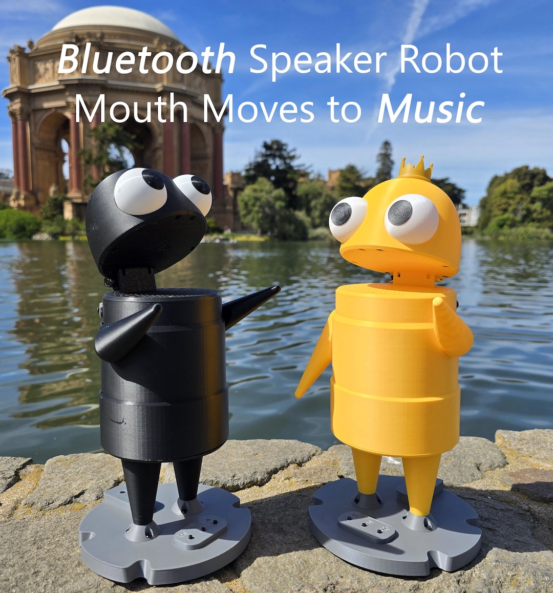 REPO Bluetooth Speaker Robot, Animatronic Desk Speaker, Mouth Moves ...