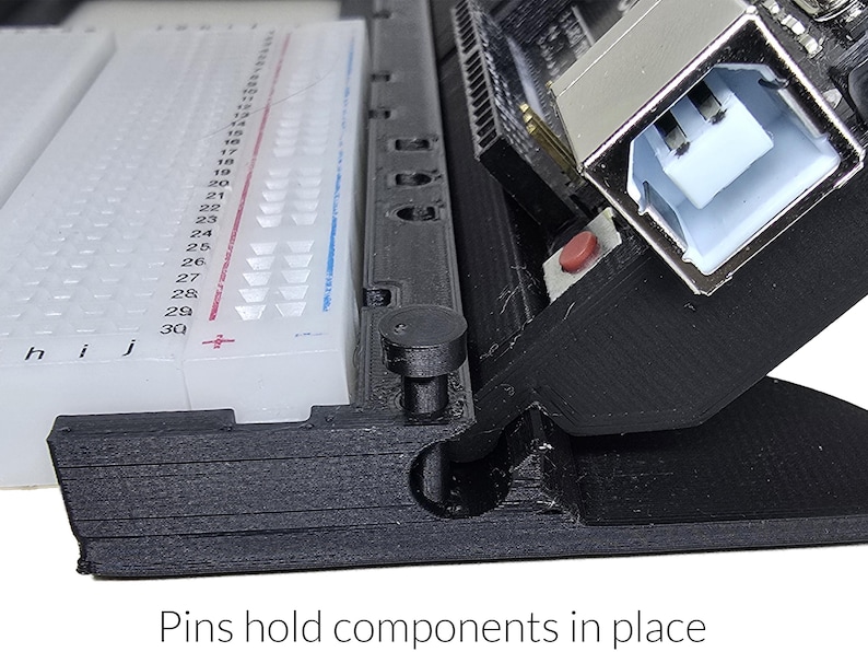 Adjustable Arduino Uno R3 Holder – DIY Electronics Organizer With ...
