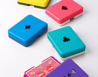 Poker Card Case: Suit Cutouts, Custom Colors