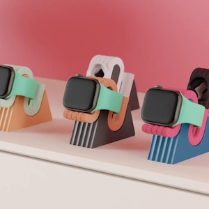Customizable Apple Watch Charging Stand – Mix & Match Over 30 Colors