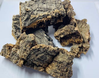 Natural Cork Bark Wood Bundle - 8 Ounces & 1 Pound Available - Sold in Oz and Lb