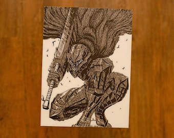 Berserk 3D Printed Poster