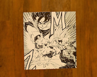 DragonBall Z 3D Printed Poster