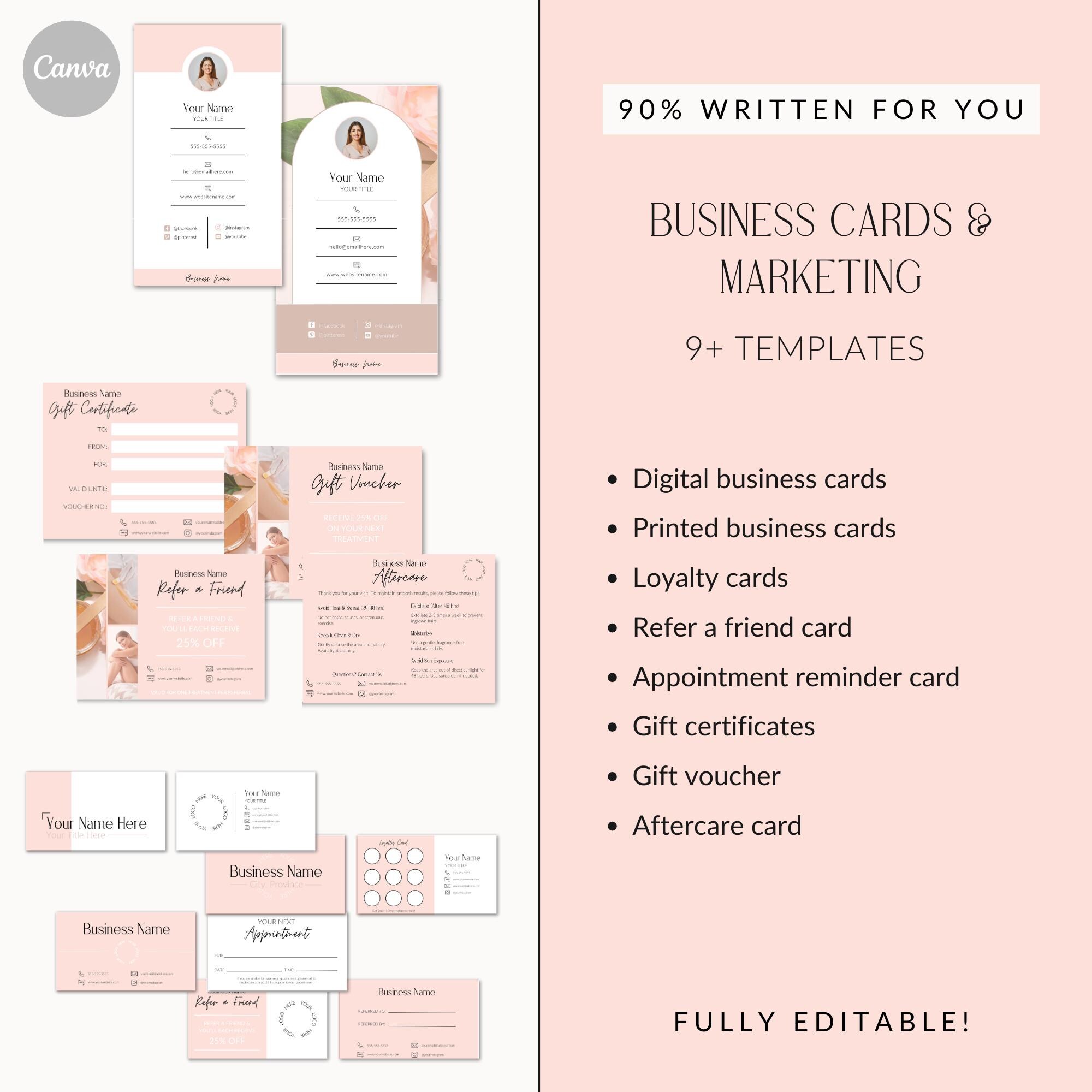Intake Card Editable Sugaring Mega Business Bundle | Intake Forms, Consent Forms ...