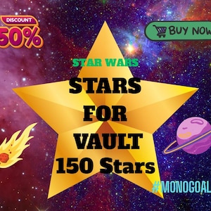 MoGo Star Wars | STERREN VOOR VAULT | 150 sterren per bestelling