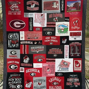 Custom T-Shirt Memory Quilt Keepsake Blanket - Made from your shirts (Deposit)
