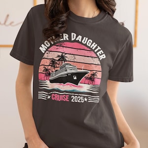 T-shirt moeder-dochter cruise 2025: bijpassende T-shirts voor familievakantie