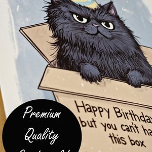 Animal Lovers Birthday Card Mother Gift for Cat Moms