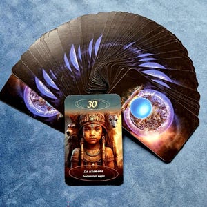 Mazzo di carte oracolo ATOM divinatorie evolutive idea regalo Scopri il potenziale della tua energia con un messaggio che ti attende