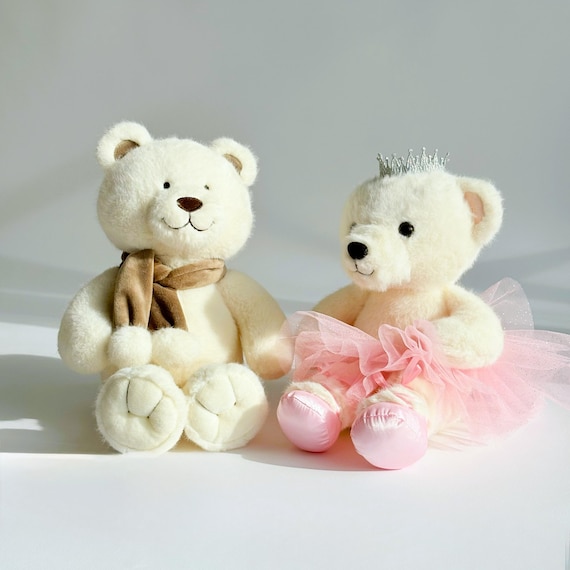 Christmas Bear Plush, Teddy Bear Personalized, Dance Recital Gift
