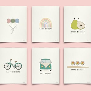 Birthday Card Set