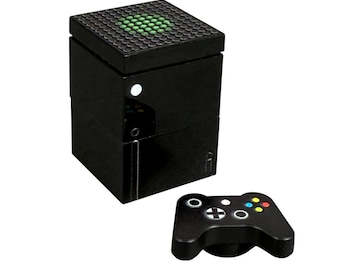 X Box - Custom printed Lego Minifigure scale console and controller