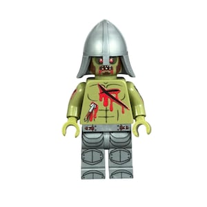 Chevalier zombie - figurine personnalisée. Imprimé sur de véritables pièces Lego®.