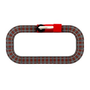 Train Set - Create your own - custom printed Lego tiles in minifigure scale. Build your own or full set available.