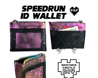 Speedrun ID Wallet Vinyl PDF Sewing Pattern