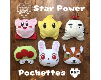 Star Power Pochettes PDF sewing pattern