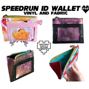 Speedrun ID Wallet Combo PDF Sewing Pattern