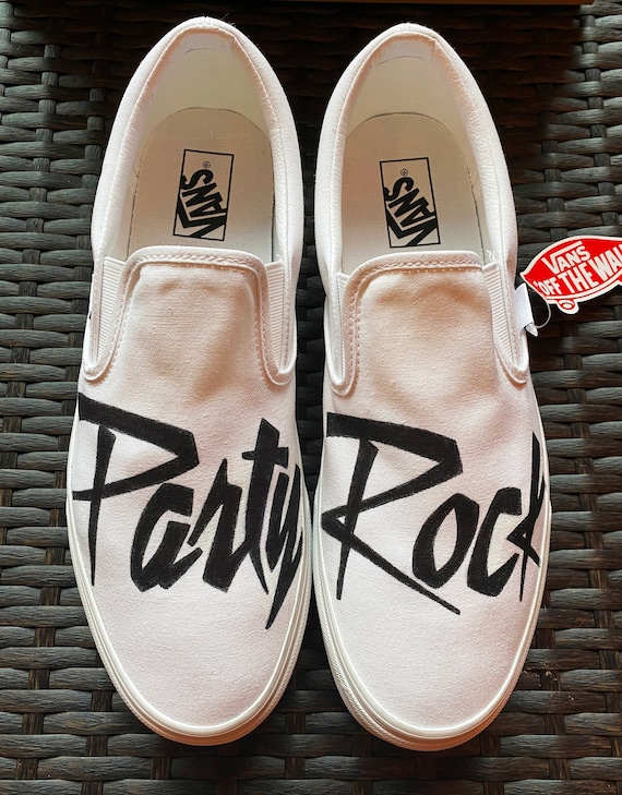 Party Rock 2011 LMFAO Custom Shoes Etsy UK