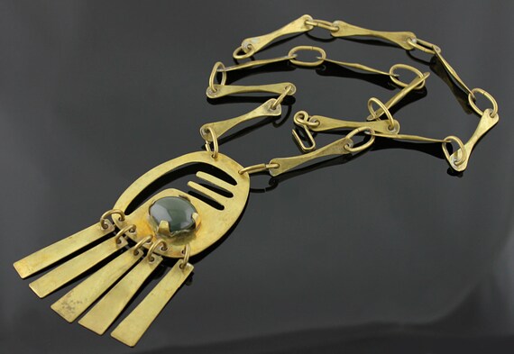 Modernist Artisan Necklace - - image 2