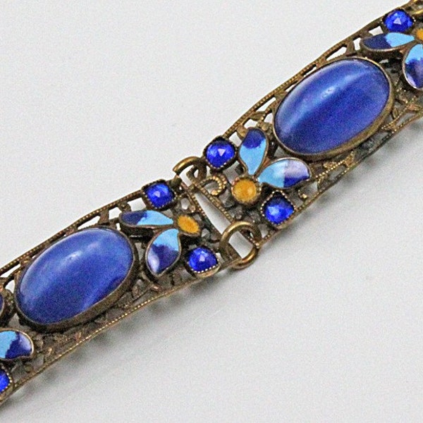 Art Deco Enamel Bracelet