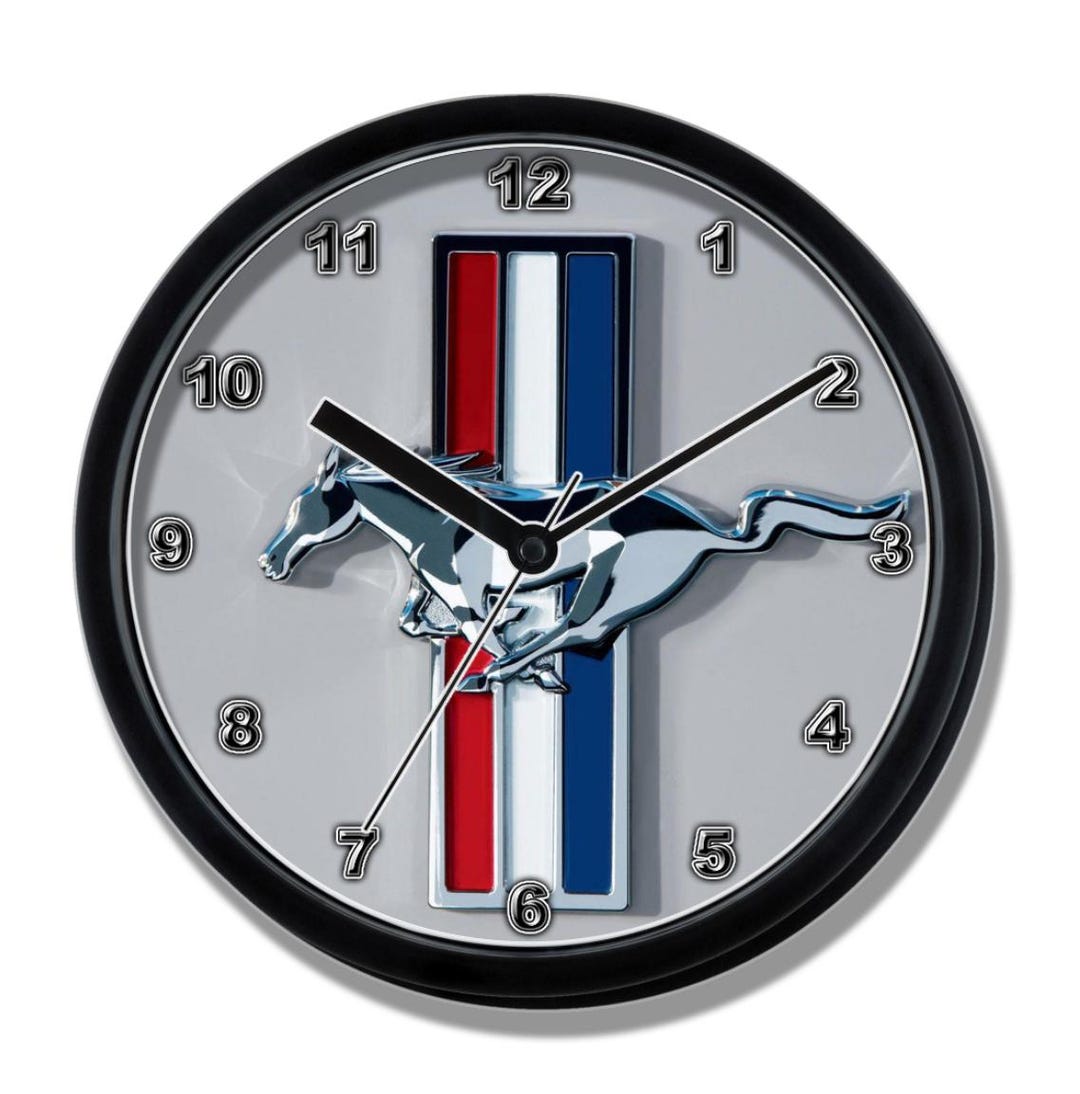 Ford Mustang Logo Great Gift / Room Decor Wall Clock NEW - Etsy