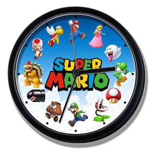 Super Mario Brothers clock Great gift / room decor wall Clock NEW